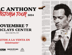 Marc Anthony will bring his “Historia Tour 2024” to Brooklyn this November